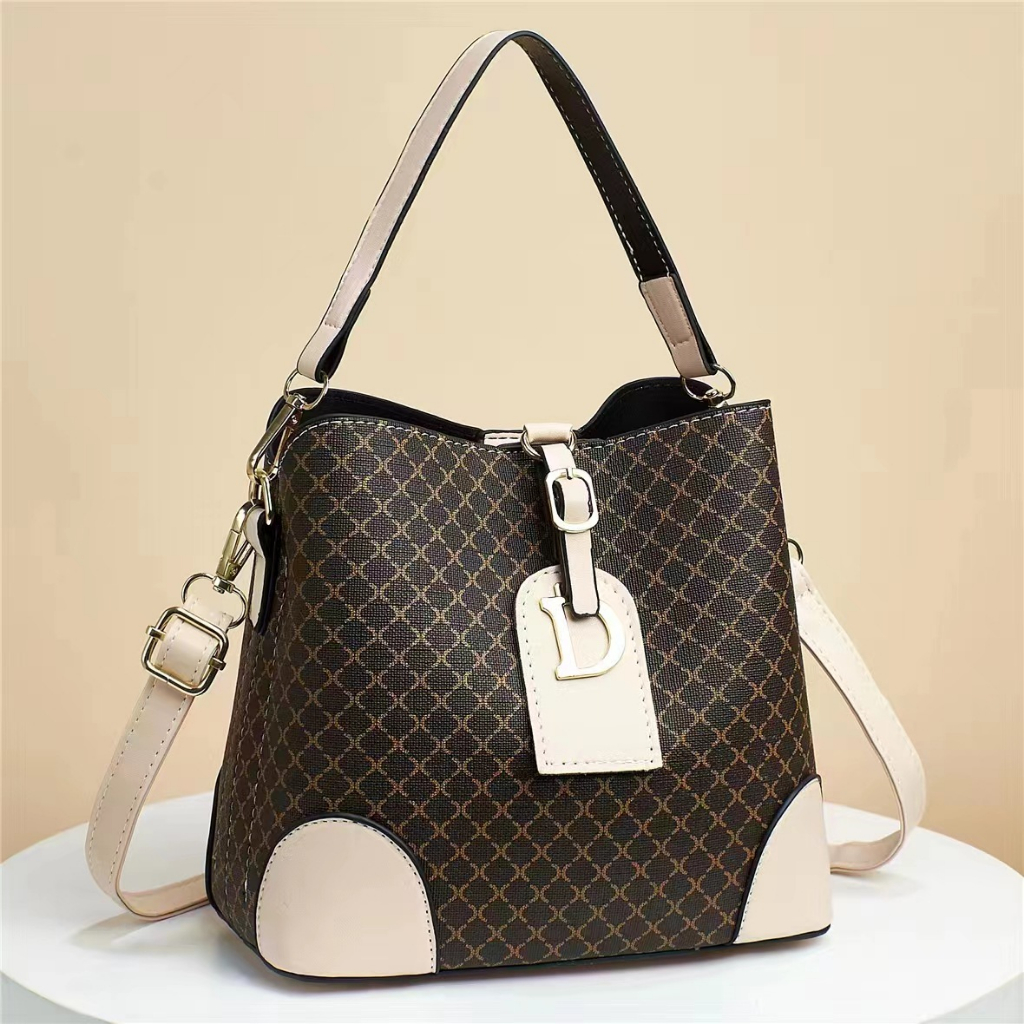 BJ57930 - BLACKBEIGE/KHAKIBEIGE/COFFEEBEIGE/BLACKBROWN/COFFEEBROWN/KHAKIBROWN/FULLCOFFEE/BLACKCOFFEE/KHAKICOFFEE TAS SLEMPANG HANDBAG JINJING WANITA FASHION IMPORT MODIS ELEGAN TERMURAH TERLARIS TERBARU BAGSTORE JAKARTA CR7930