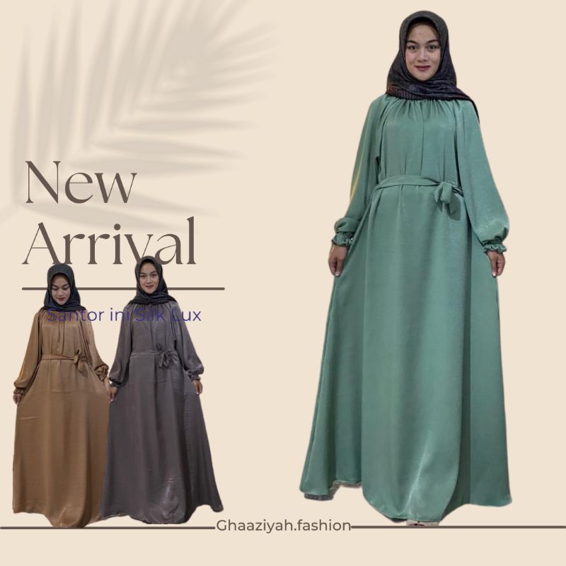 Santorini Dress Gamis Terbaru Santorini By Ghaaziyah fashion