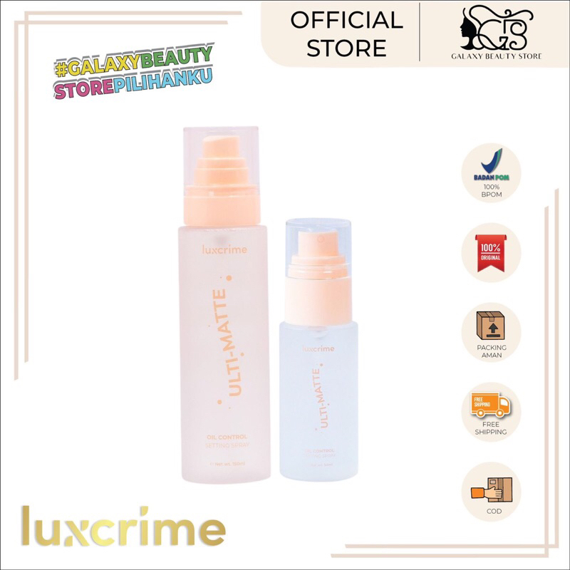 LUXCRIME ULTI-MATTEE OIL CONTROL SETTING SRPAY / Setting Spray Luxcrime