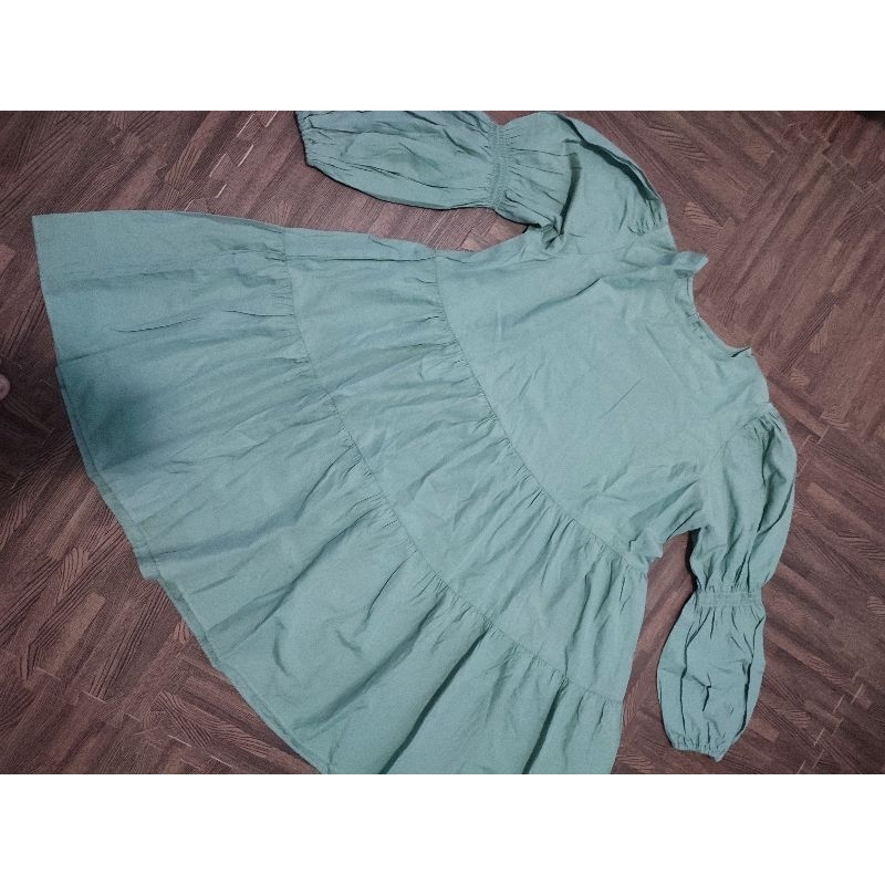 HijabChic Frita Sage Green Top