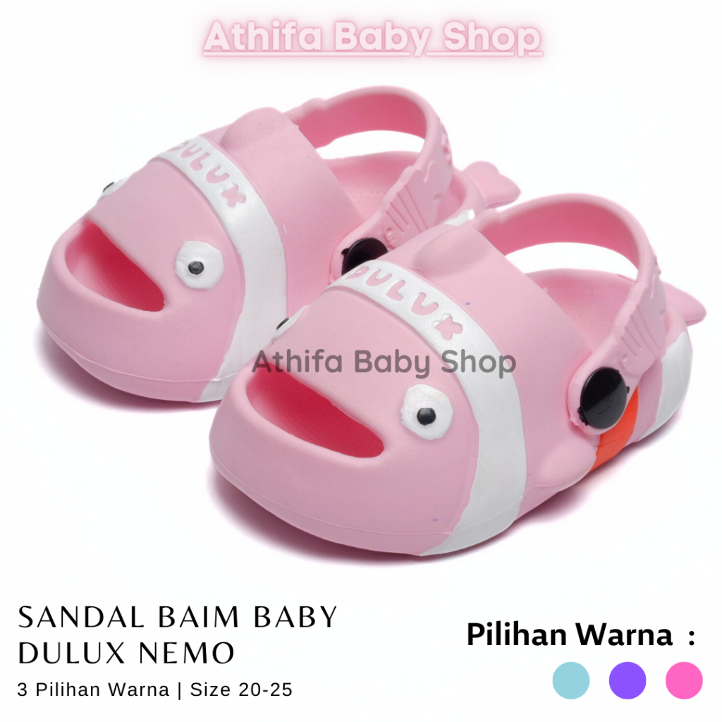 Sandal Gunung Bayi Anak Perempuan Cewek Sepatu Sendal Baim Karakter Balita Kecil Umur 6 Bulan 1 2 3 4 5 tahun 535E