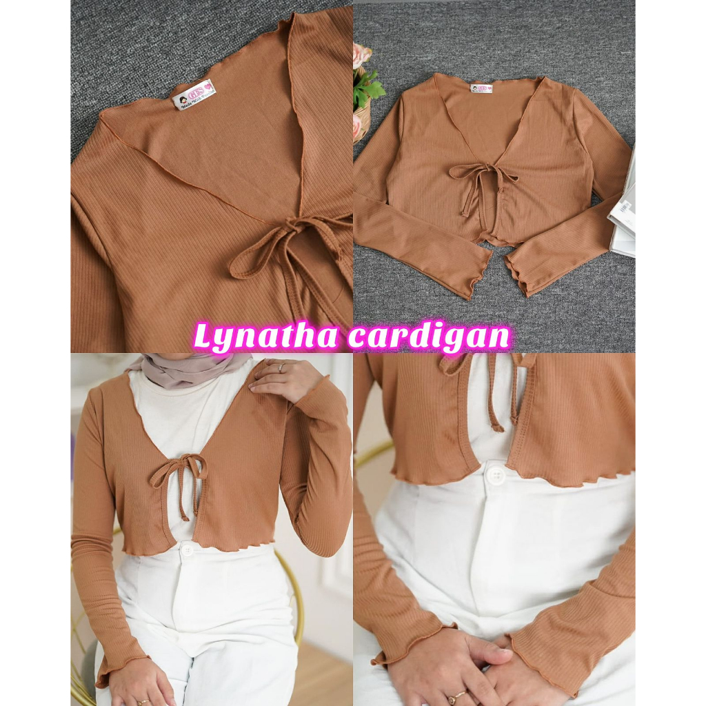 GFS LYNATHA RIB KNITTED CARDIGAN