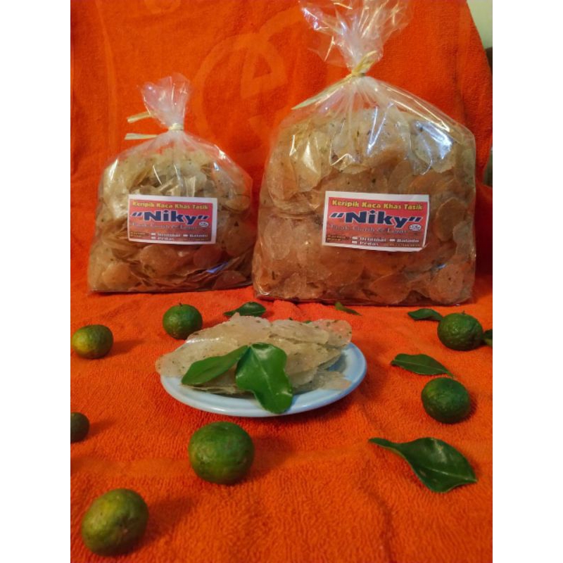 

kiripik kaca 500grm 1/2 original daun jeruk