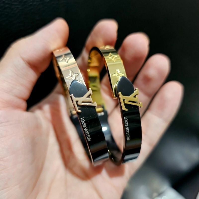 Gelang Titanium Asli Motif eLv Premium Quality Brandad Band Stainless steel Anti karat anti alergi 03