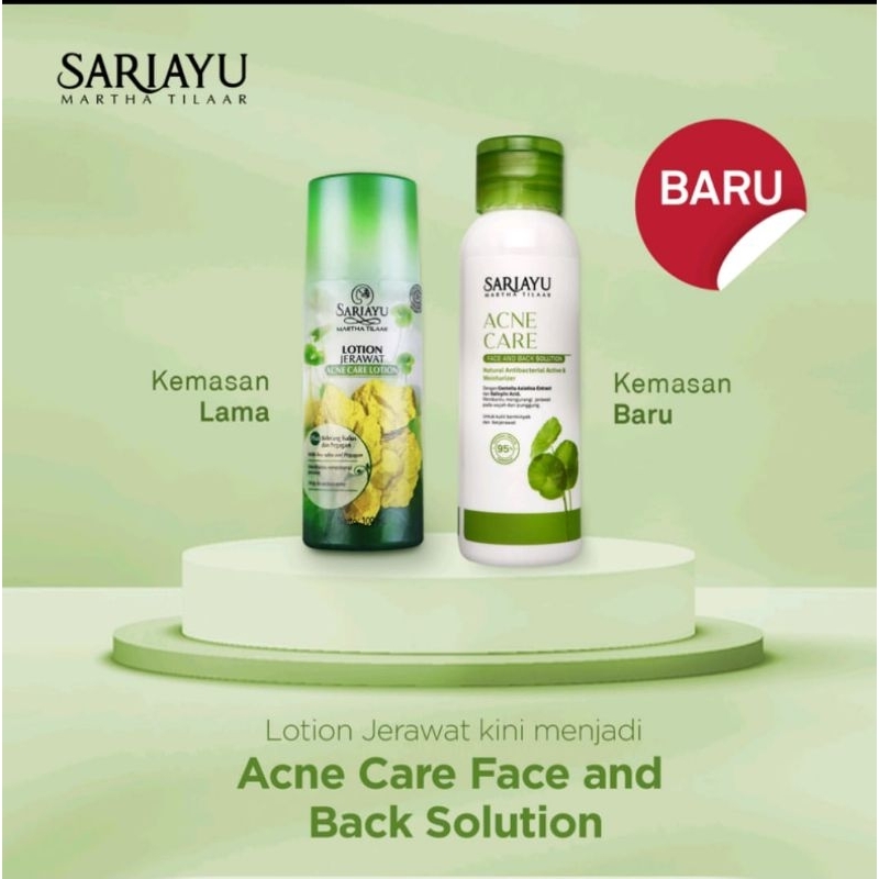 Sariayu Lotion Jerawat / Acne Care Face and Back Solution [Kemasan Baru]