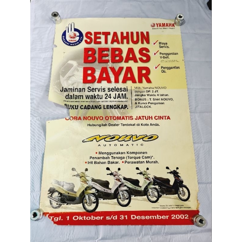 Poster Jumbo Motor YAMAHA NOUVO ORI