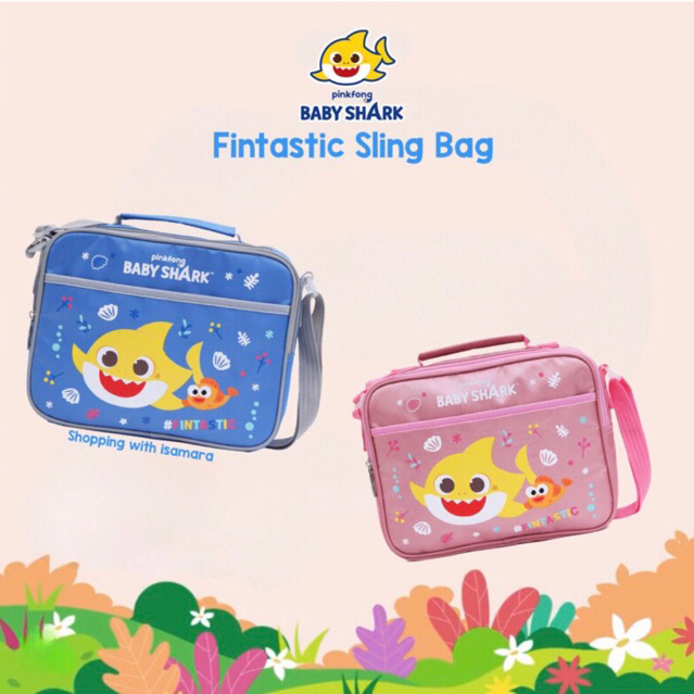 Pinkfong Baby Shark Fintastic Sling Bag / Tas Selempang Anak