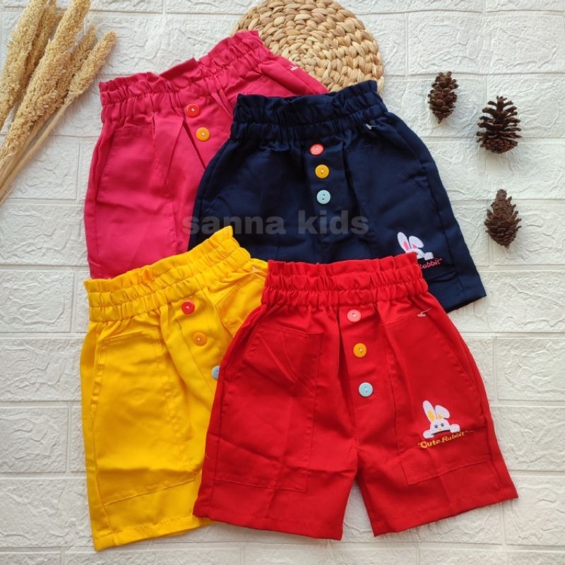 Hotpants Celana Pendek Motif Anak Cewek / bawahan anak perempuan