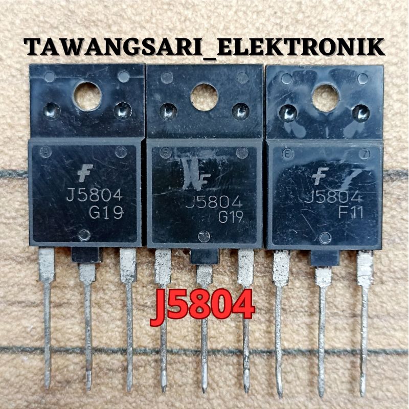 J5804 transistor tipe j5804 tr regulator j 5804 non damper original