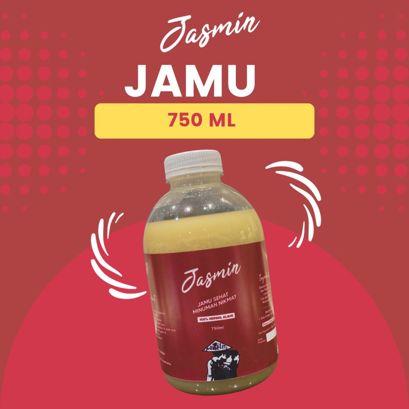 

JAMU JASMIN INDONESIA 750 ML (BOTOL PLASTIK) JAMU JAHE MERAH HERBAL SEHAT BAWANG PUTIH TUNGGAL HALAL TANPA PENGAWET