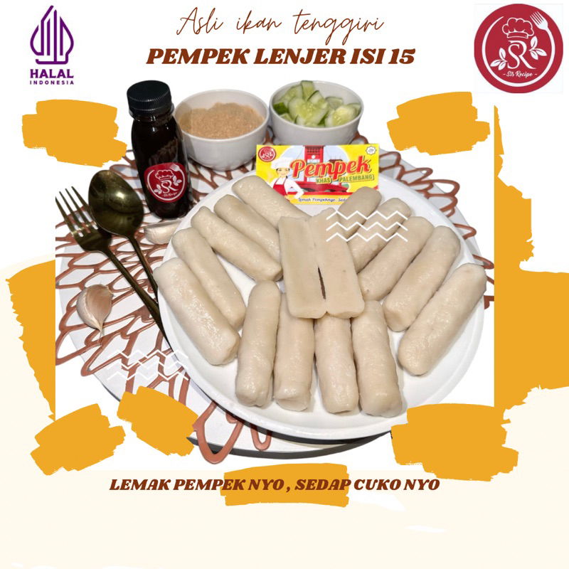 

Pempek lenjer isi 15 + cuko 150ml + vakum frozen | pempek SisRecipe