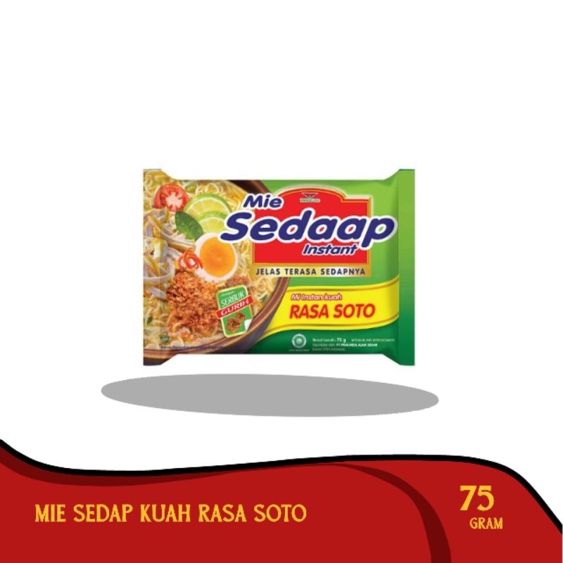

Sedaap Mie Instant Soto 75 g