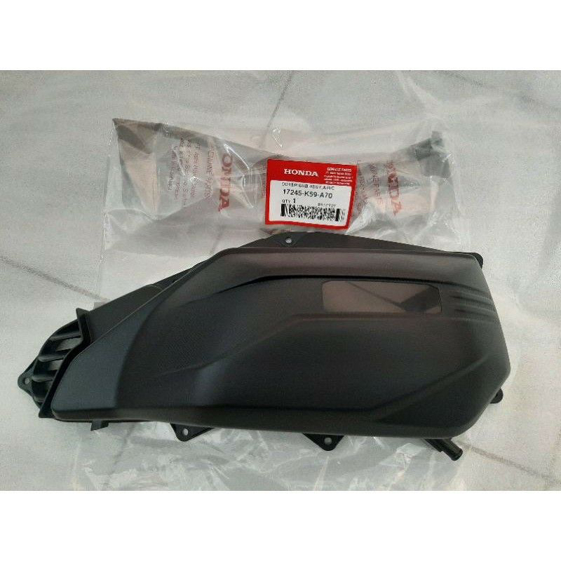 TUTUP BOX FILTER UDARA VARIO 125 150 2018 CARBON KEVLAR
