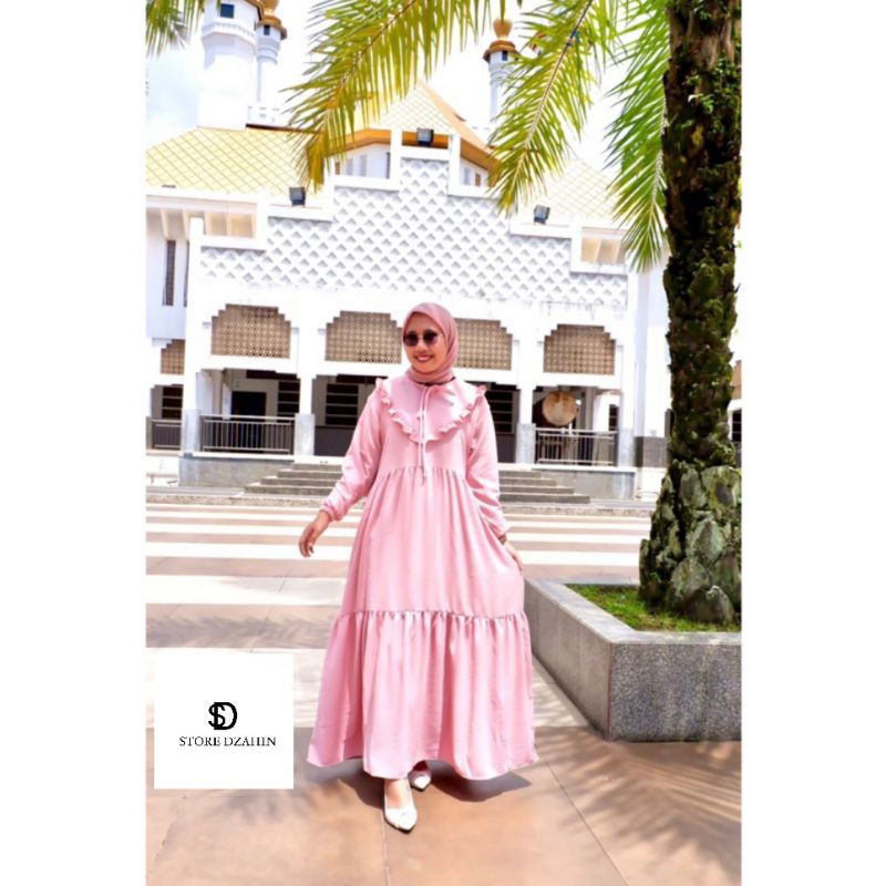 Gamis Crinkle Airflow || Gamis Maudya Crinkle || Gamis Crinkle Premium