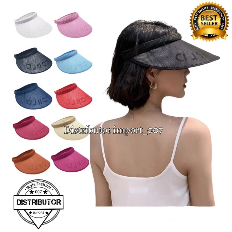 Topi wanita golf Topi caddy/Topi olahraga/Topi senam/Topi joging import