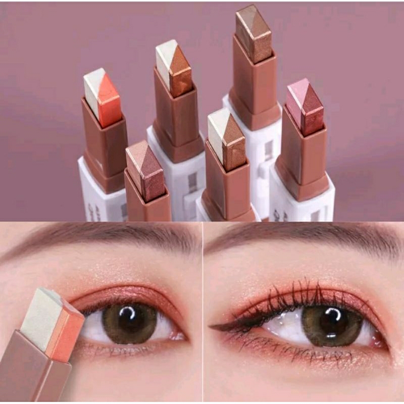 EYESHADOW STICK LAMEILA | KOMBINASI 2 WARNA | EYESHADOW SHIMMER