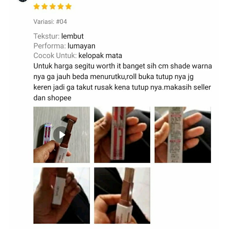 EYESHADOW STICK LAMEILA | KOMBINASI 2 WARNA | EYESHADOW SHIMMER