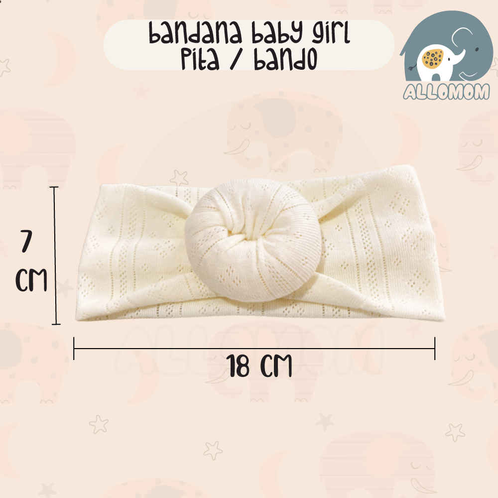 Turban Anak Bayi Perempuan Baby Girl Newborn Lucu Aksesoris Rambut Bayi