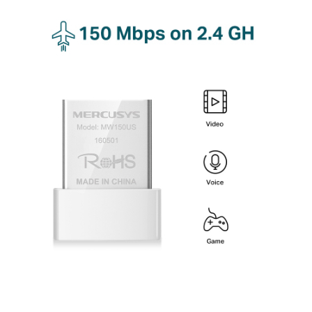 Mercusys MW150US 150Mbps Wireless Adapter