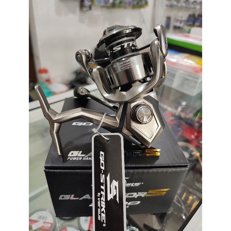 REEL VERSUS GLADIATOR S 1000, 2000, 3000, 4000, 6000 POWER HANDLE DAN BODY SANGAT KOKOH