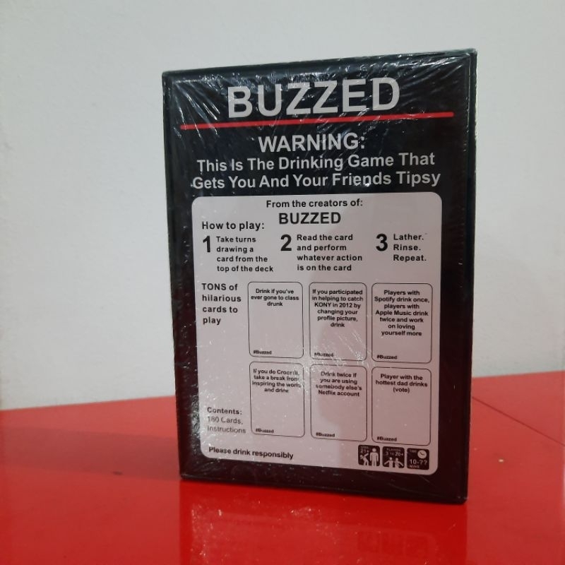 BUZZED BLACK - BOARD GAME