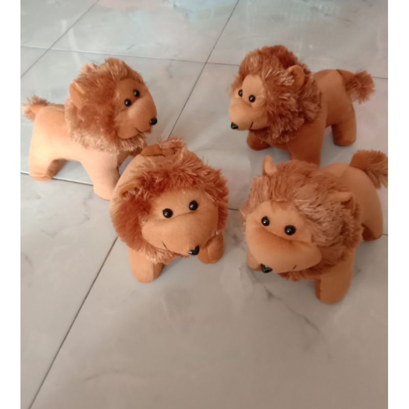 Boneka singa boneka lion ukuran 25cm mainan anak virall murah