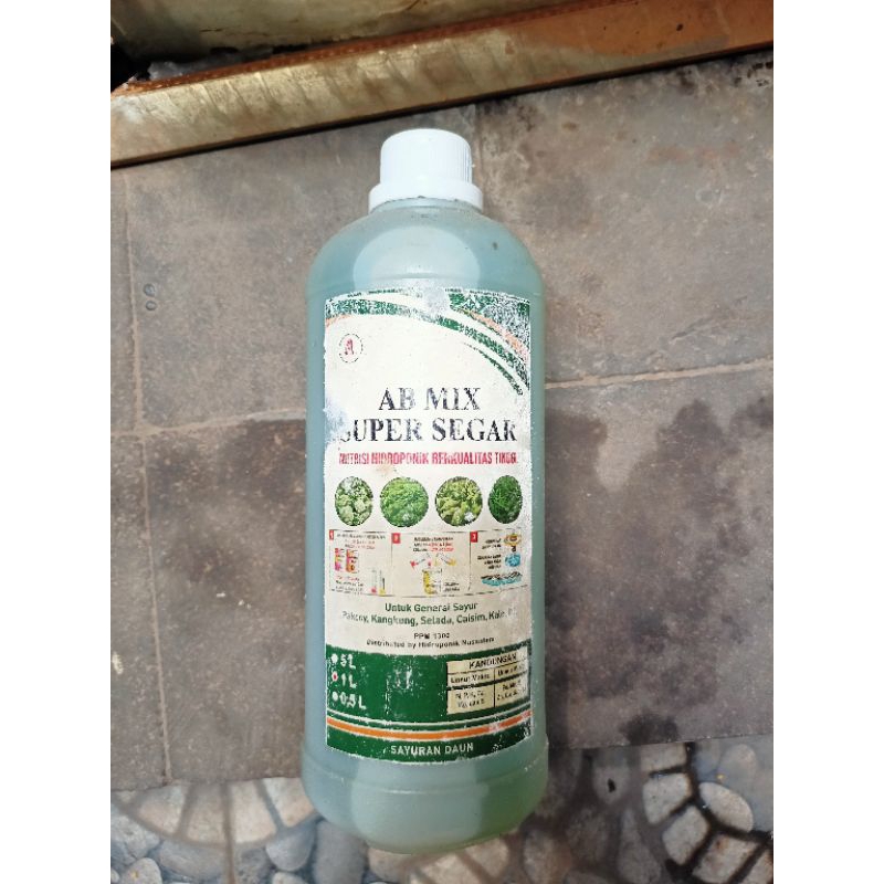 pupuk AB mix cair hidroponik 1 liter