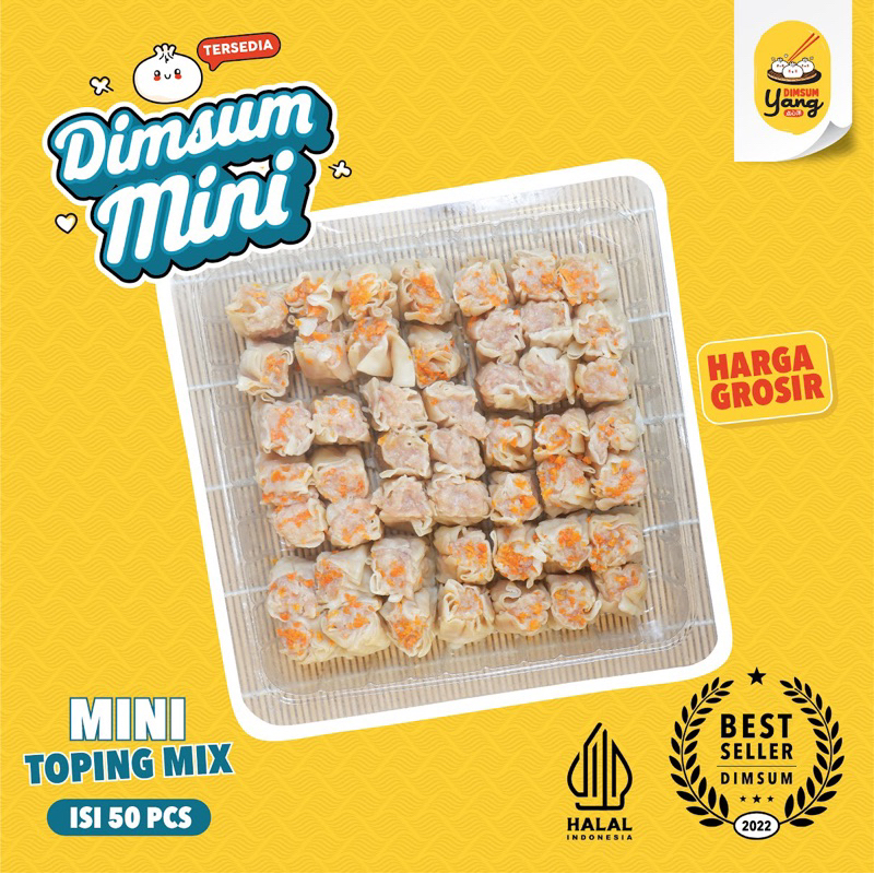 

Dimsum Mini Frozen Food Halal 50 pcs