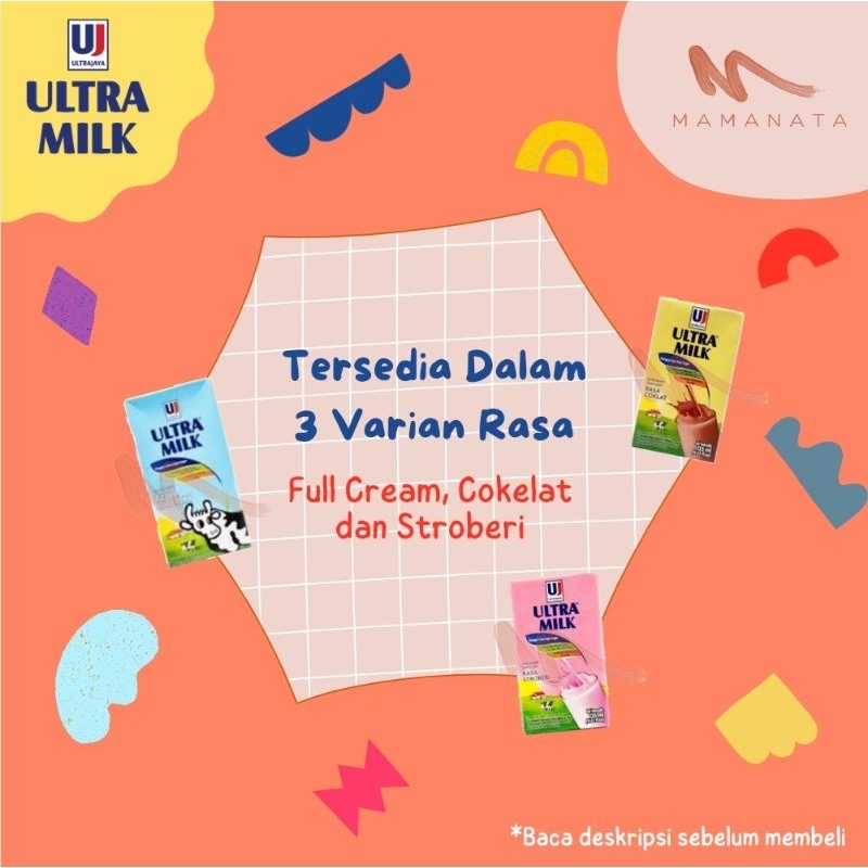 Susu UHT Ultra Milk 125 ml