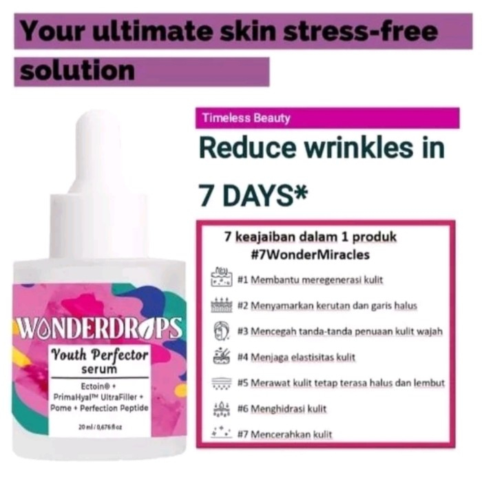 WONDERDROPS YOUTH PERFECTOR SERUM 20ML ECTOIN