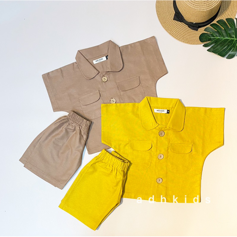 SET BAJU ANAK/SETELAN ANAK SAFARI LAKI LAKI DAN PEREMPUAN 06 - 5 tahun