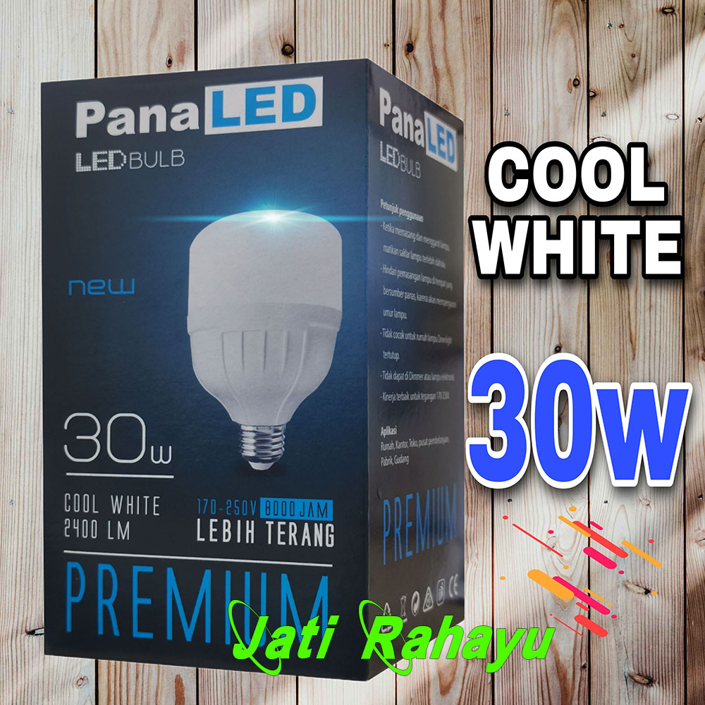 LED BULB PANALED 20W 30W 40W PUTIH (COOL WHITE)