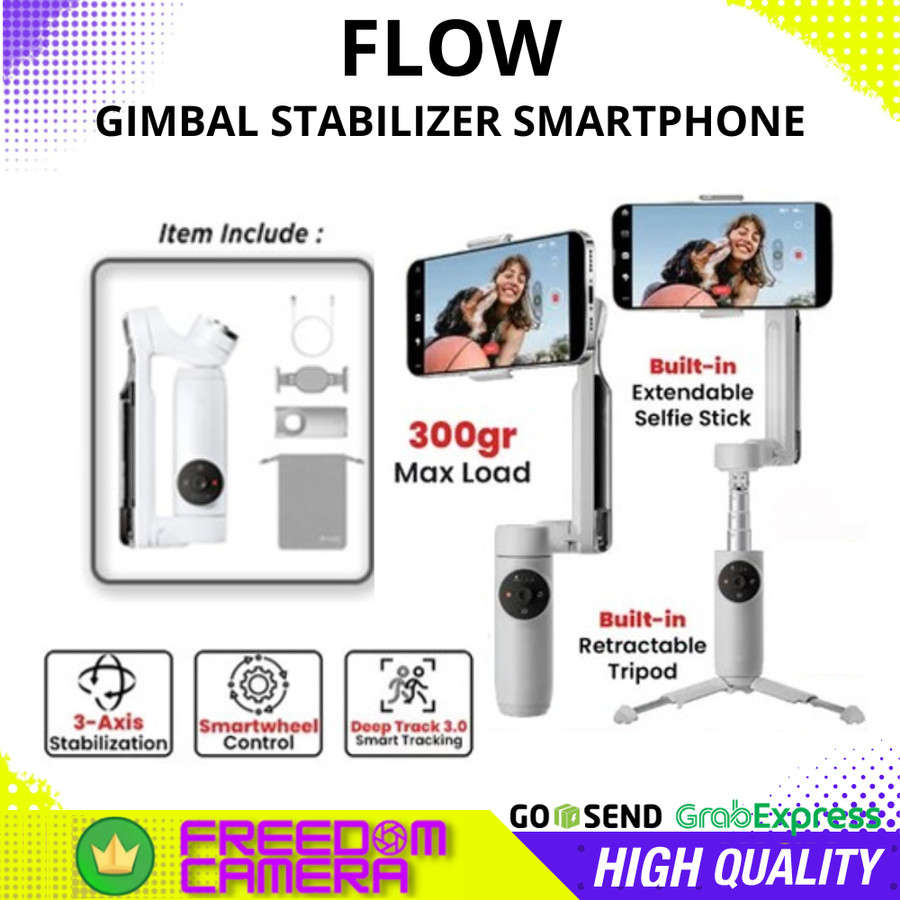 Gimbal Stabilizer Smartphone Flow 3-Axis Gimbal Stabilizer HP flow