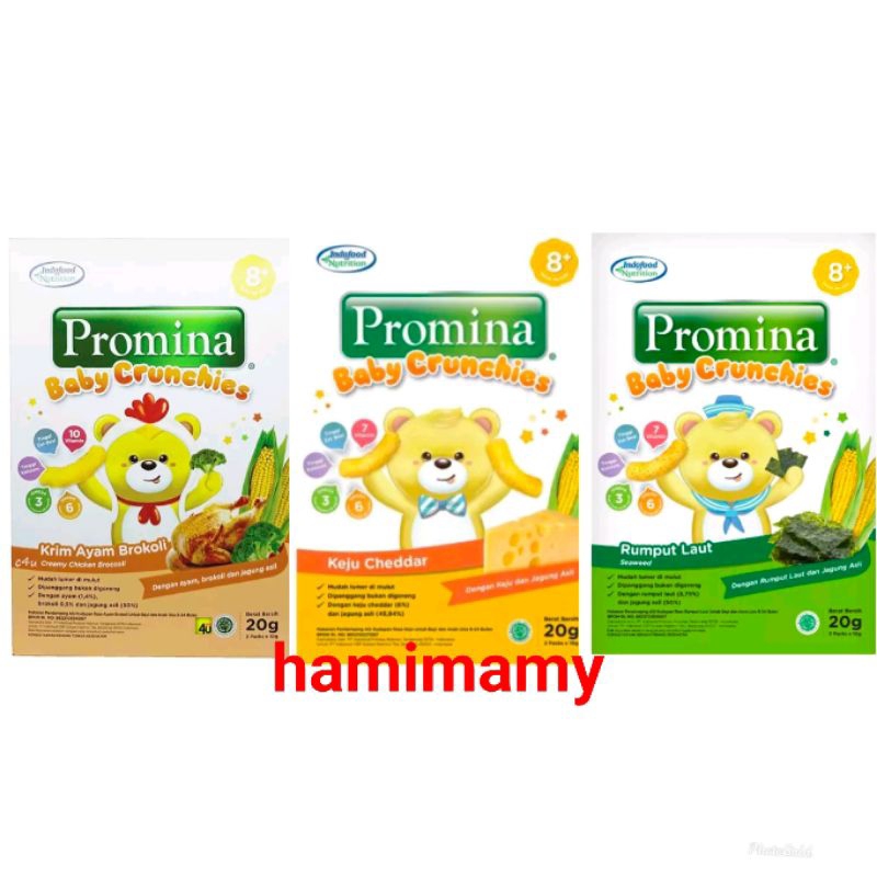 Promina Crunchies Snack MPASI Keju Crunchy  Cheese crunchies cruncies Promina Baby Chrunchies Murah Lebay