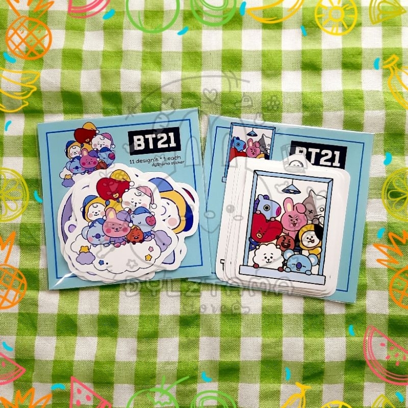 

STICKER BT21 stiker waterproof/BTS/DIY/Sticker Set/Jurnal/Diary/Planner