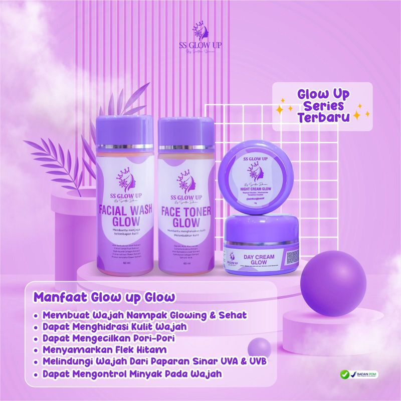 SS GLOW UP BY SARTIKA DIMAN (GLOW UP/UNTUK WAJAH FLEKl), BPOM✅