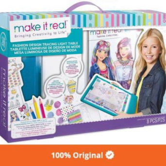 

Unik Mainan Anak Make It Real Fashion Design Tracing Light Table Diskon