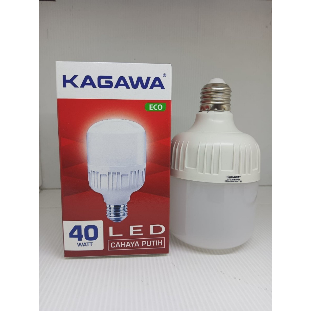 Lampu LED KAGAWA ECO Capsule 40W 50W 60W Bohlam LED Cahaya Putih