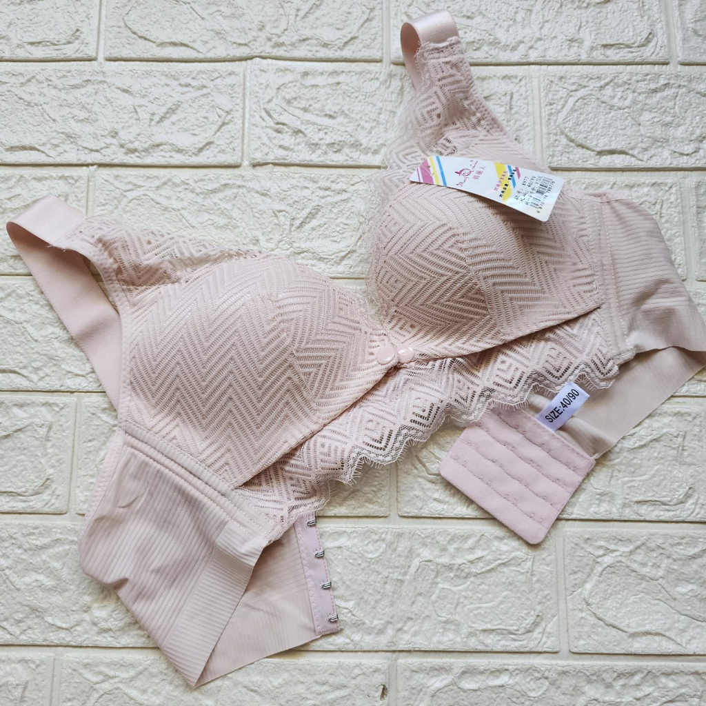 Bra bh menyusui maternity renda kancing depan size 34 - 42 BF - 2506