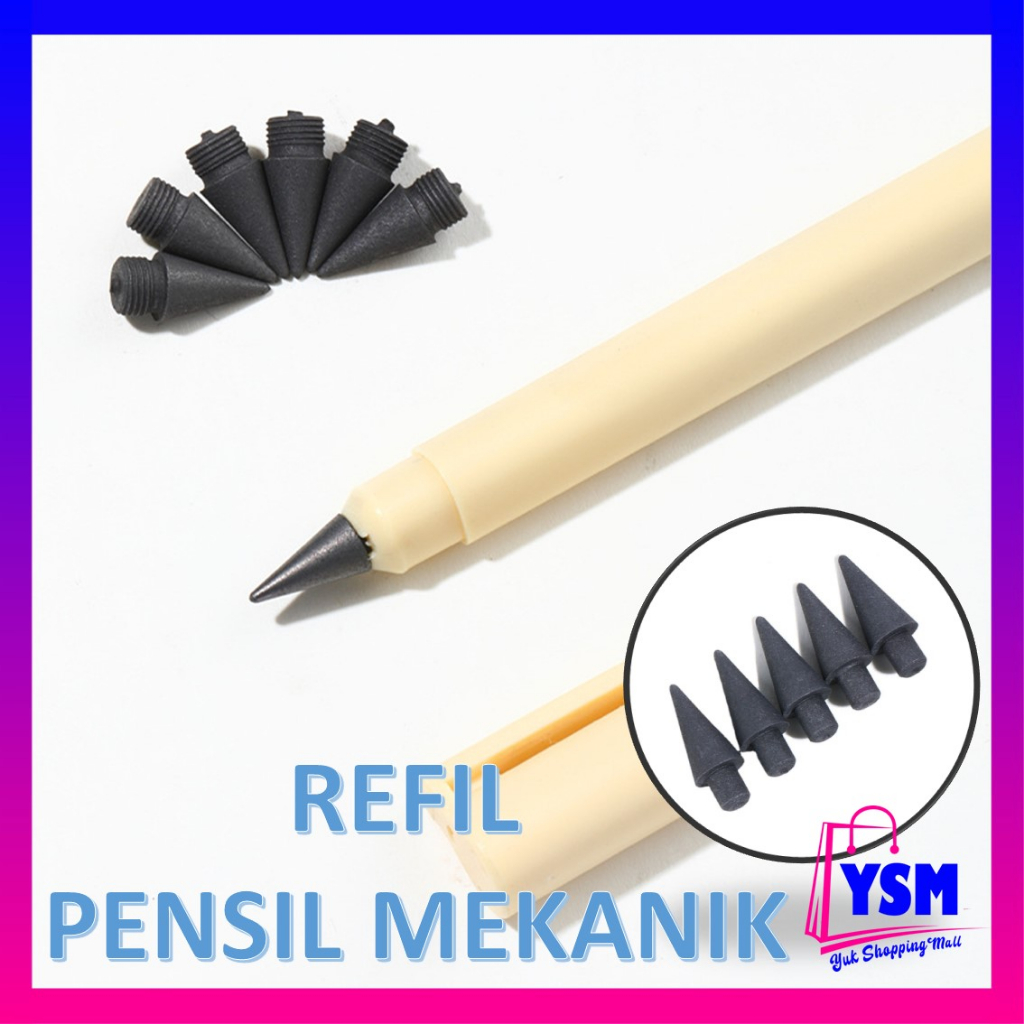 

YSM Pensil Eternal Tanpa Isi Warna Macaroon Pensil Abadi Tak Bisa Habis Graphite Pencil Like Pen Untuk Sketsa Lukis Art Tidak Perlu Diasah Warna-Warni Lucu Murah t
