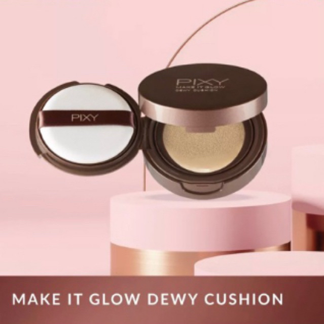 PIXY MAKE IT GLOW DEWY CUSHION 101 LIGHT BEIGE