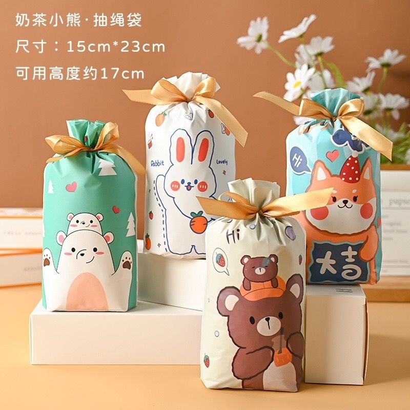 5pcs GODDIE BAG SERUT LUCU PLASTIK HADIAH HAMPERS UNYU