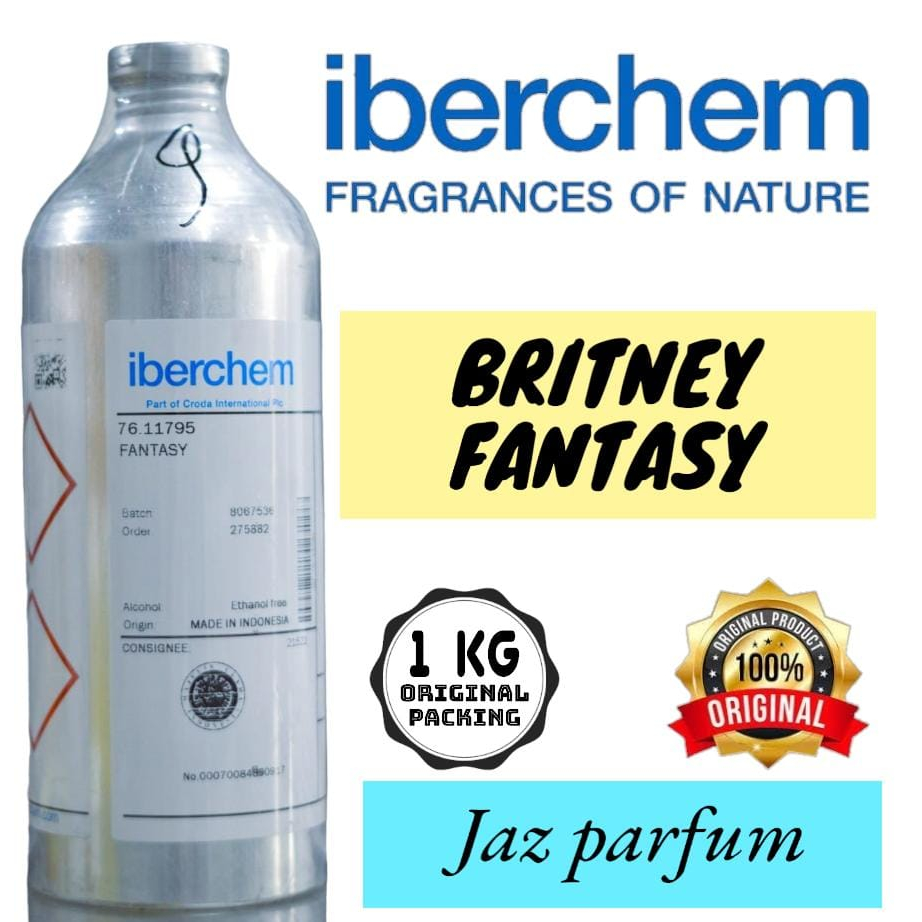 (1 KG) FANTASY BY IBERCHEM SEGEL 1 KG ORIGINAL. BIBIT PARFUM MURNI SEARAH BRITNEY FANTASI SEGEL