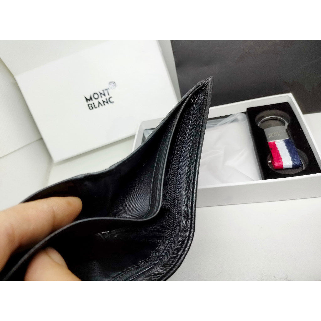 Dompet Kulit Pria Gift Set (Dompet dan Keychain)  Simple Minimalist Fendi TM