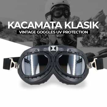 TG-EA051 NORDSON KACAMATA GOGGLES CLASSIC VINTAGE HARLEY UV PROTECTION - ND1008