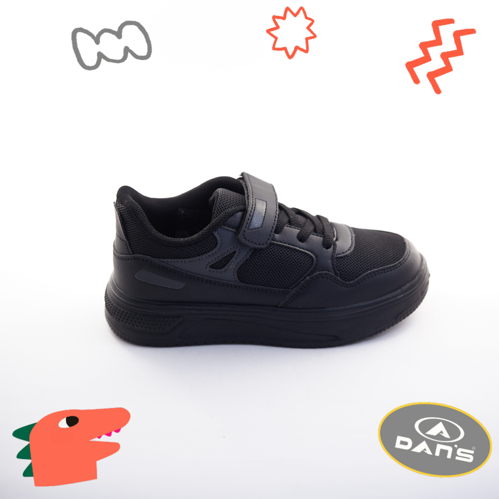 Dans Guarro Sepatu Sneakers Anak Laki-Laki - All Black