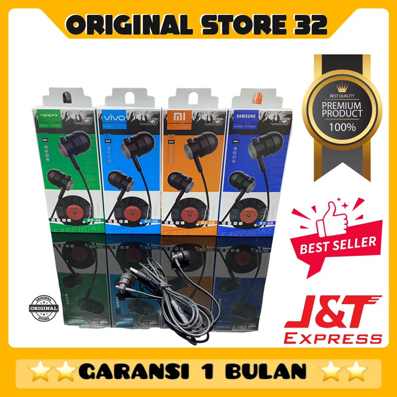 PROMO HF/HEADSET BRANDED BT-08 SUPER BASS