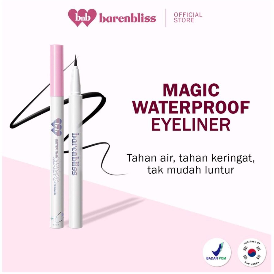 BNB Barenbliss Better Than Magic Eyeliner / Roll To Volume Mascara 8gr - Eyeliner Mascara Barenbliss Original BPOM