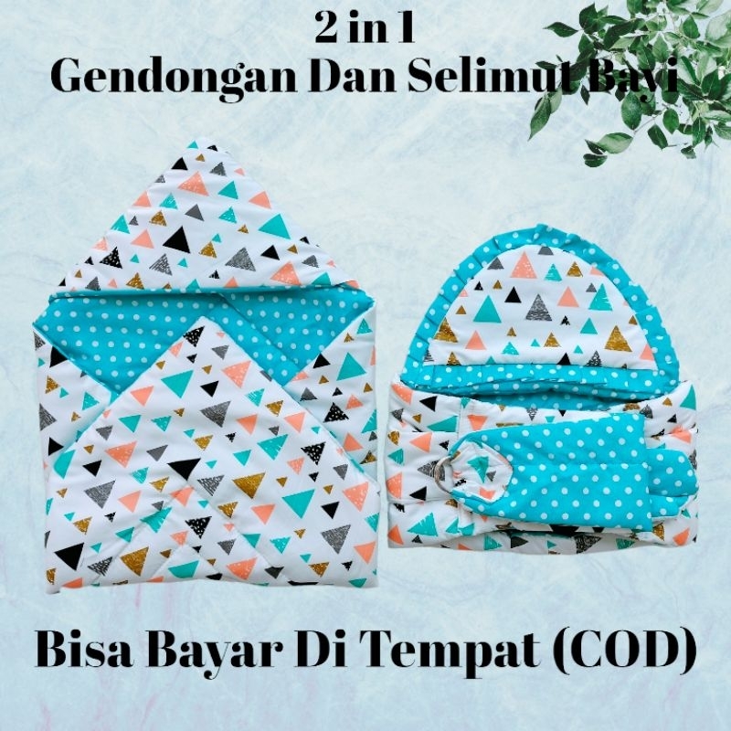 Paket Hemat (2 in 1) Gendongan Bayi Motif Terbaru Dan Terlaris