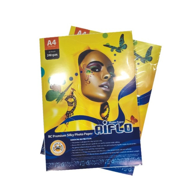 

AIFLO Premium Glossy Photo Paper A4 20 Sheets 240 gsm gr (210 x 297 mm)